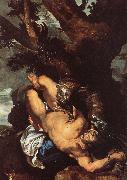 Peter Paul Rubens Wearing the necklace oil on canvas